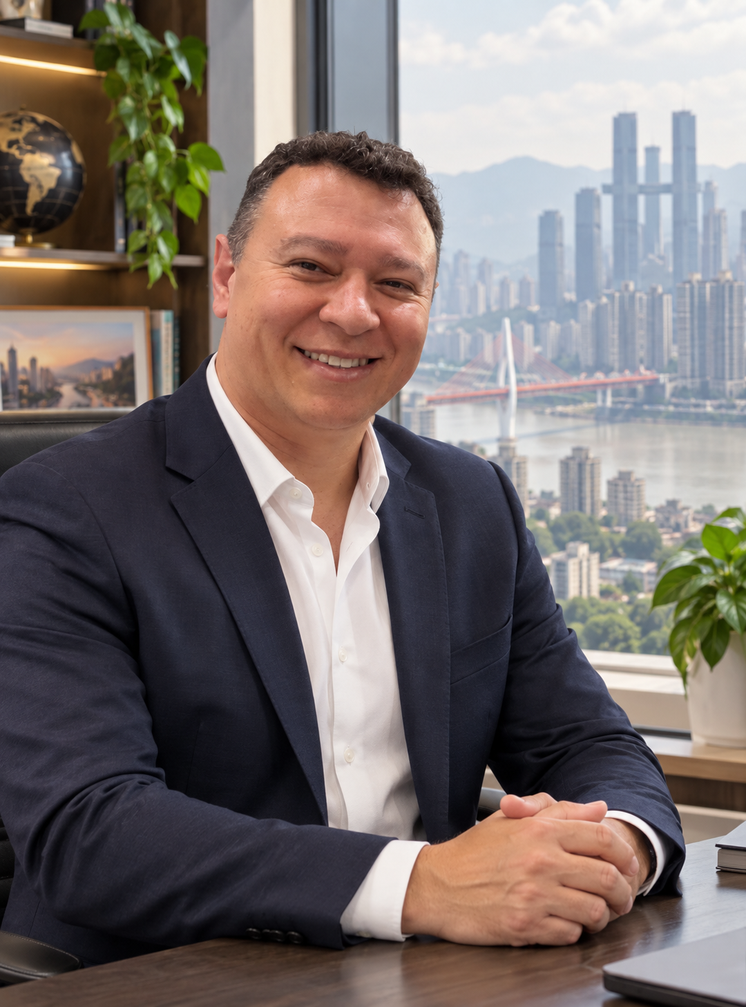 Márcio Santos, sócio-diretor da Pan Panda residente em Chongqing
